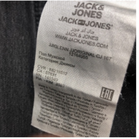 PREMIUM MENS BLACKWASH JACK & JONES GLENN SLIM STRAIGHT JEANS - Picture 9 of 13